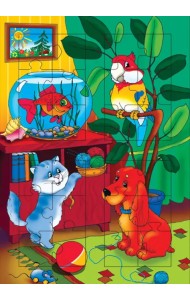 Развивающая рамка. Домашний зоопарк