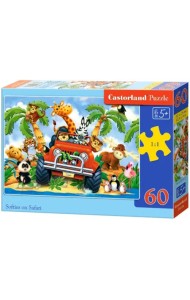 Пазл. Сафари, 60 деталей