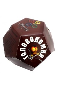 Головоломка. Додекаэдр, коричневый
