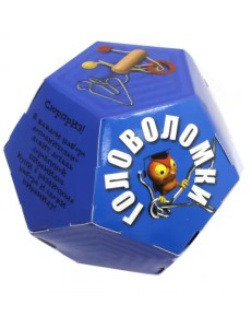 Головоломка. Додекаэдр, синий