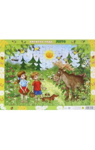 Пазл. Времена года. Лето, 63 элемента