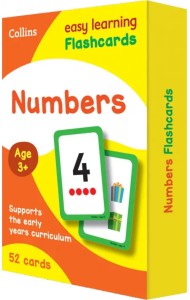 Numbers Flashcards. Ages 3-5. 52 cards