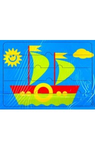 Пазл-рамка. Кораблик