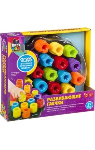 Мозаика для малышей. Развивающие гаечки, 19 деталей