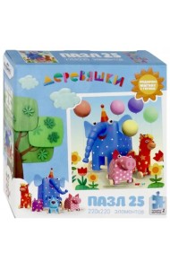 Пазл. Деревяшки. Праздник, 25 элементов