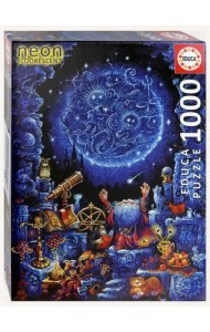 Пазл с неоновым свечением. Астролог, 1000 деталей