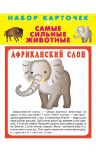 Набор карточек. Самые сильные животные