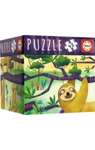 Пазл в мини-боксе. Ленивец, 48 элементов