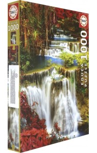 Пазл. Водопад в глухом лесу, 1000 элементов