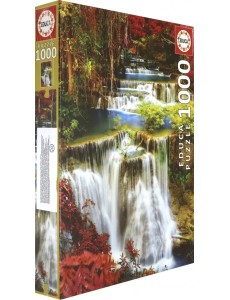 Пазл. Водопад в глухом лесу, 1000 элементов