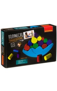 Развивающие игры из дерева. Игра-баланс. Полумесяц