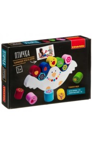Развивающие игры из дерева. Игра-баланс. Птичка