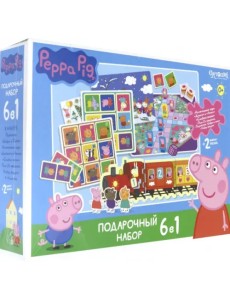 Набор подарочный 6 в 1. Свинка Пеппа. Учиться весело!