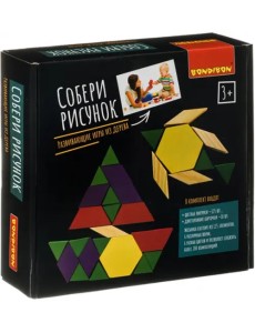 Развивающая деревянная игра. Собери рисунок