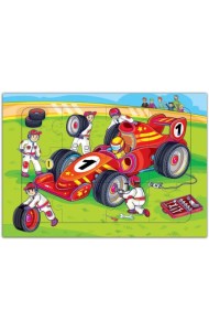 Развивающая рамка. Гоночная машина