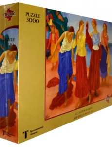 Пазл Петров-Водкин К.С. "Девушки на Волге", 3000 элементов