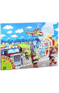 Пазл. Пожарная служба, 35 элементов