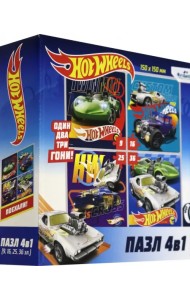 Пазл 4 в 1. Hot Wheels. Суперкар