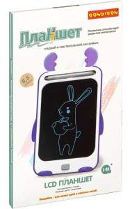 Планшет с жидкокристаллическим экраном. Лось, фиолетовый