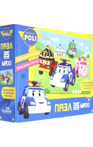 Пазл. Робокар Поли. Летний день, 35 элементов