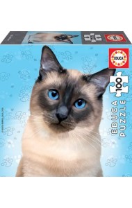 Пазл. Кошка Сиамская, 100 элементов