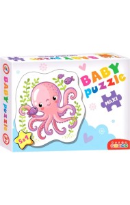 Развивающая мозаика. Baby Puzzle. Морские животные