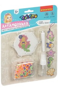 Аквамозаика, нежные оттенки, 400 бусин