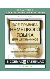 Все правила немецкого языка для школьников в схемах и таблицах. 5-9 классы
