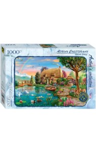 Пазл. Коттедж на берегу озера, 1000 элементов