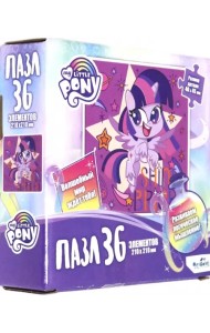 Пазл. Пони. Сияй ярче звезд, 36 элементов