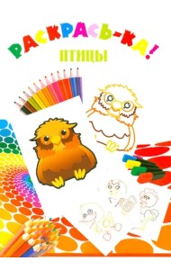 Птицы. Раскраска