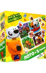 Лото + 5 пазлов. МиМиМишки