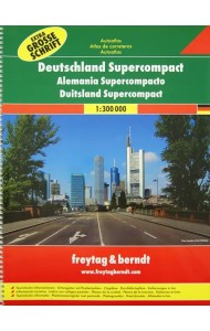 Deutschland Supercompact. Autoatlas 1:300 000