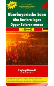 Upper Bavarian lakes. 1:150 000