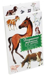 Дидактические карточки. Домашние животные и их детеныши