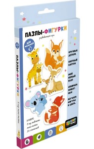 Baby Games. Пазлы-фигурки. Мама и малыш