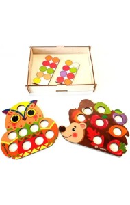 Настольная игра-мозаика Совушка и Ёжик