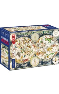 Puzzle-4000 Старинная карта созвездий