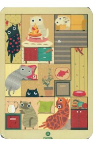 Настольная игра Тетрис большой. Коты и котики