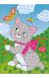 Разноцветная мозаика 3 в 1. Котенок. Осьминог. Щенок