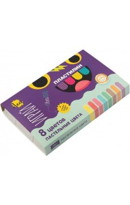 Пластилин воск.перламутр 8цв 96гр,LPMCR-0108